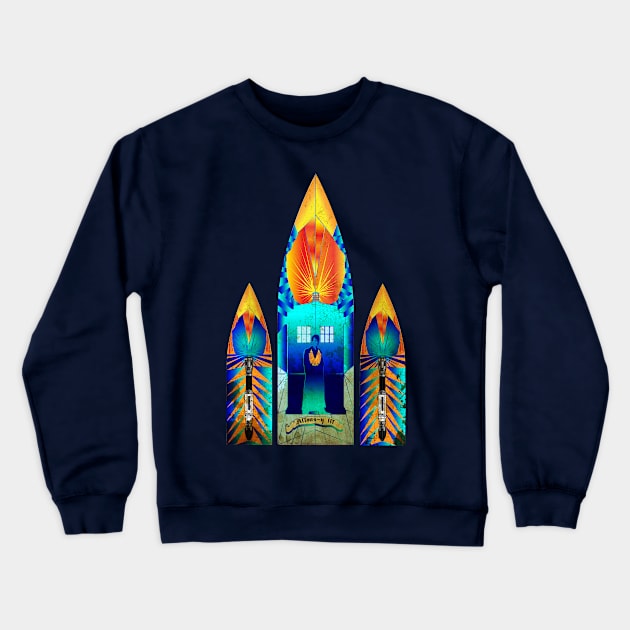 ALLONS-Y!!!!! Crewneck Sweatshirt by KARMADESIGNER T-SHIRT SHOP